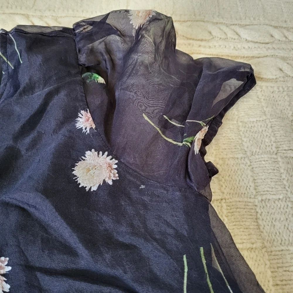 Madewell silk organza